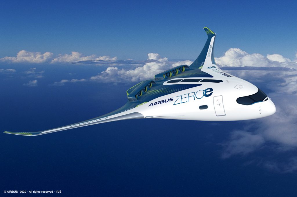 Airbus hydrogen zero carbon aircraft
