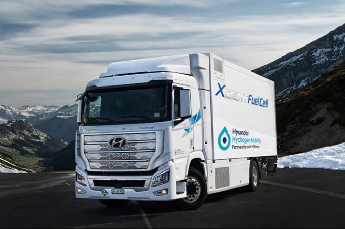 Hyundai Delivers First Hydrogen Fuel Cell Trucks to Switzerland