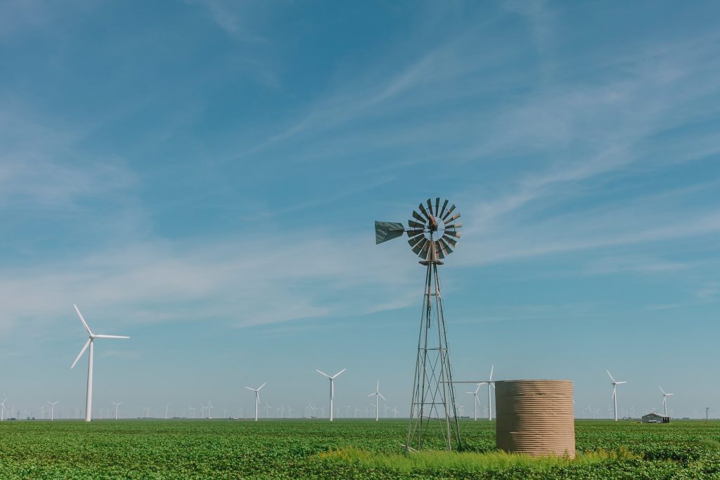 Texas wind power farm